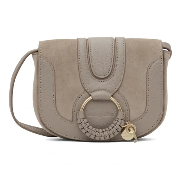 NWT See by Chloe Hana Crossbody Motty Grey - Picture 2 of 3